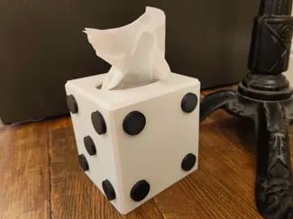 Tissue Box Cover - D6 Dice