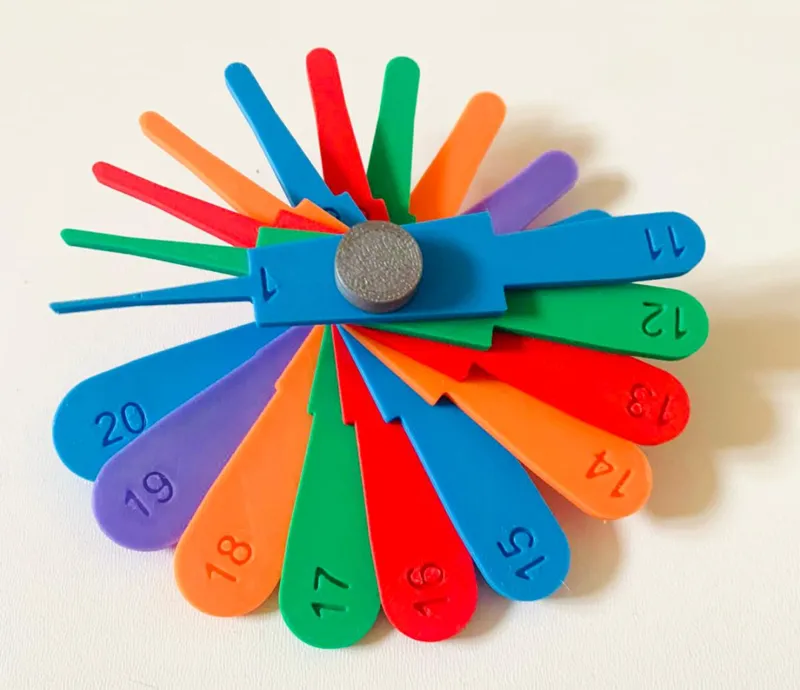 Radius/Fillet Gauge (1mm-20mm)
