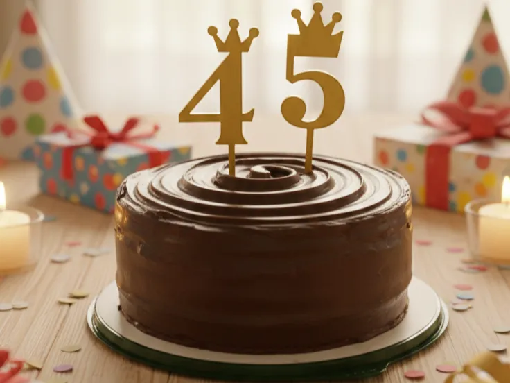 Letras Doradas de Rey Cumpleaños