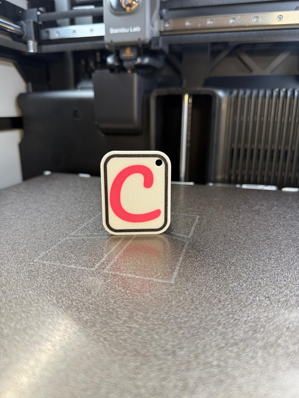 Miniatura 4 do modelo 3D Bubble Albhabet charms