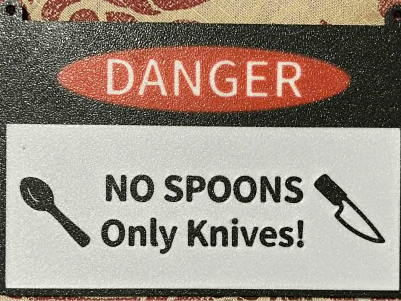 No Spoons, Only Knives!
