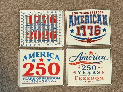 AMERICA 250 YEARS OF FREEDOM SIGNS