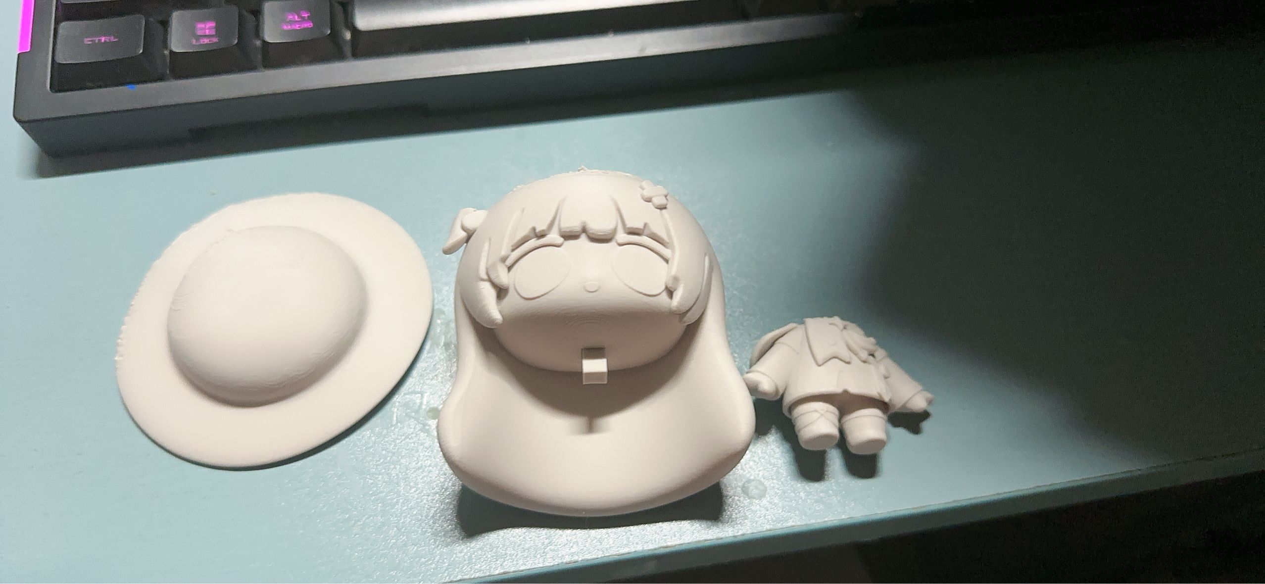 Miniatura 2 do modelo 3D 菲比 菲比啾比 鸣潮 Q版动漫小人
