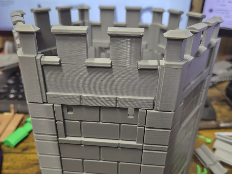 6 Eckverbinder für Playmobilburg