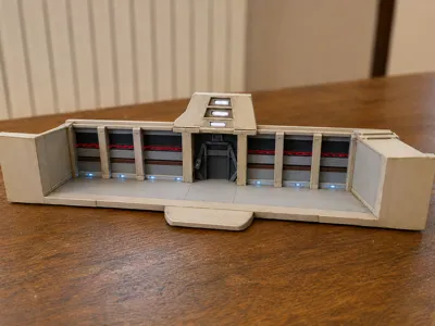 Ponte Enterprise Star Trek diorama 