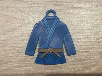 Jiu-jitsu / BJJ gi keychain - swappable belt!