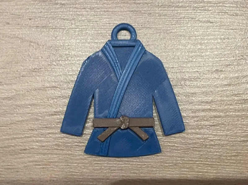 Jiu-jitsu / BJJ gi keychain - swappable belt!