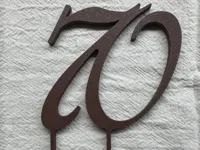 Décoration de gâteau chiffre 70 — photo 1
