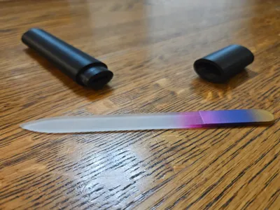 Glass Nail File Holder