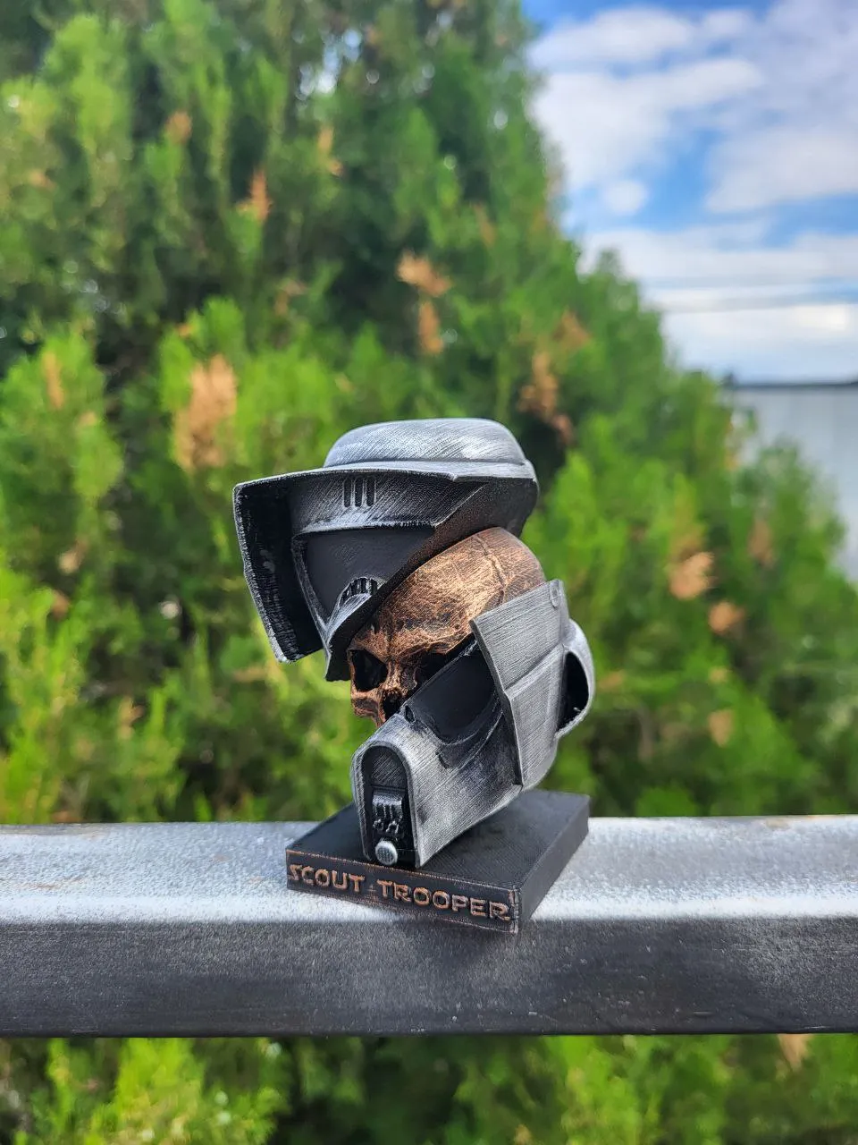 SCOUT TROOPER SKULL HELMET view 4