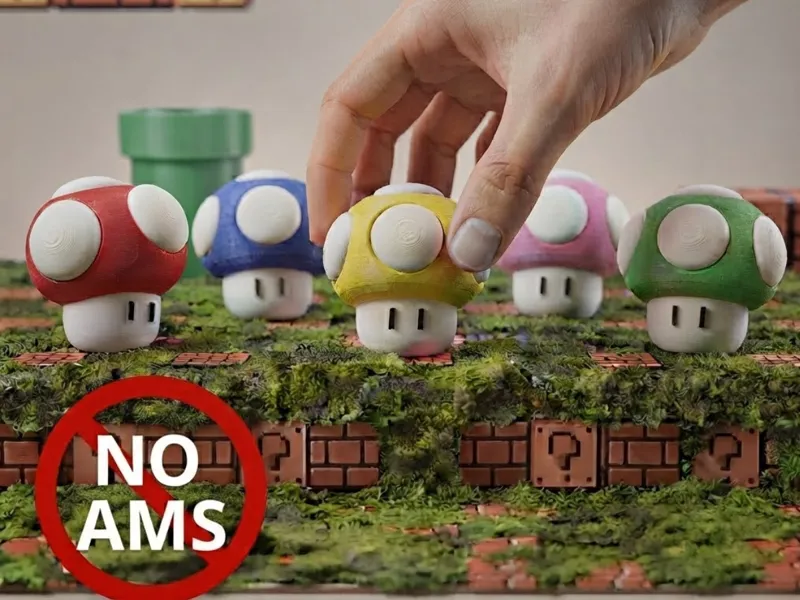 Mushroom toad Mario Version 1 (NO AMS)