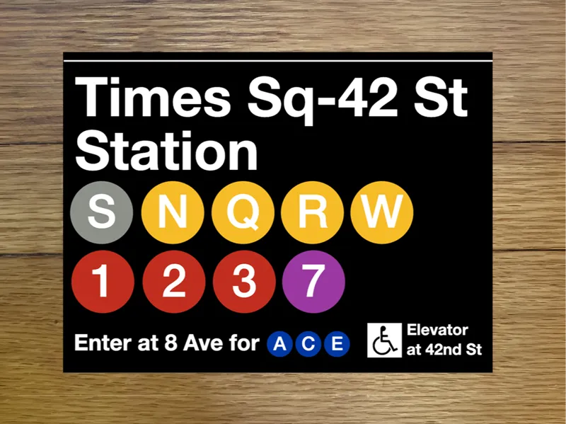 New York City Subway Time Square Station