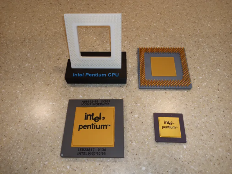 Intel Pentium Gold Top S7 CPU Model With Display