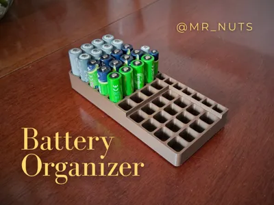 Battery Organizer AA/AAA - Remix