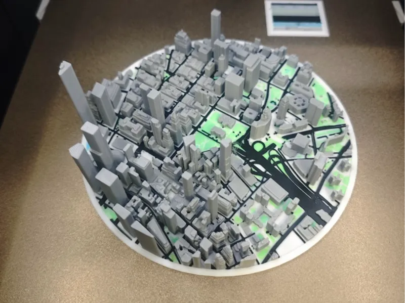 Cartographie de New York avec building