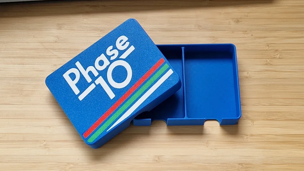 Phase 10 Sticker Phase 10 card case - Free 3D Print Model - MakerWorld