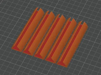 Cable Organizer for Ceiling groves 