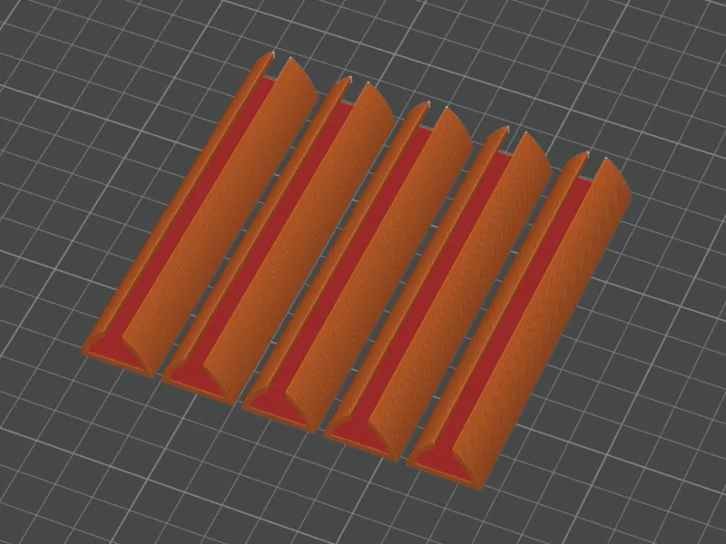 Cable Organizer for Ceiling groves 