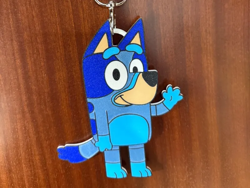 Bluey Keychain / Llavero de Bluey