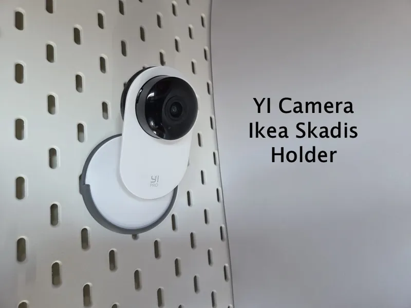 YI Camera Ikea Skadis Holder