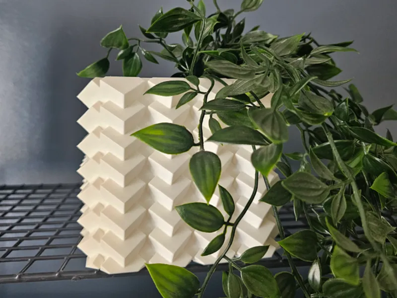 cubed plant pot