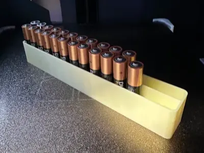Battery Holder, Big, Only AAA