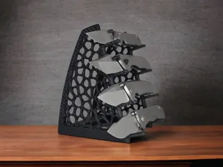 Voronoi Pocket Knife Display