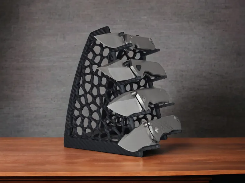 Voronoi Pocket Knife Display