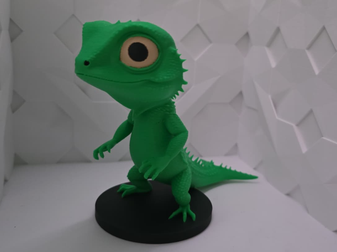 Süßer Gecko – Cartoon Echse Figur