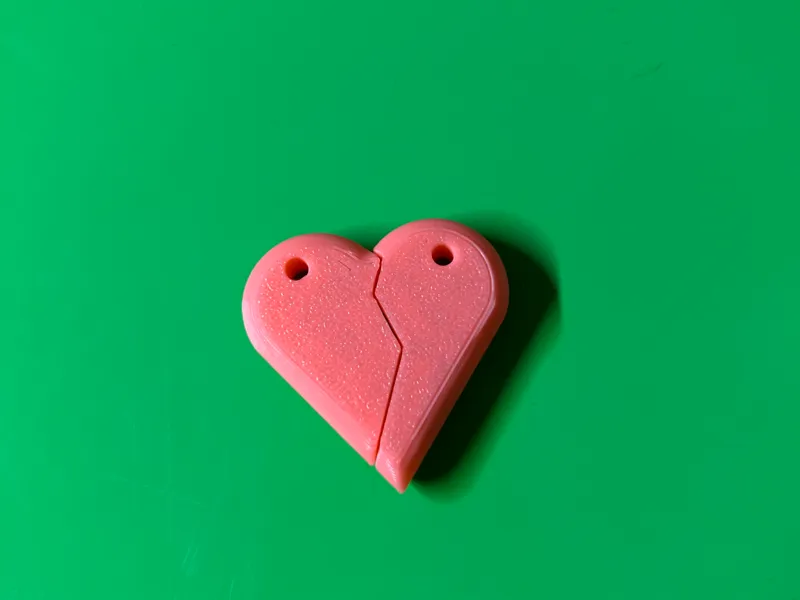 Heart Pieces Keychain