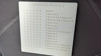 Frustration Rummy Gameboard