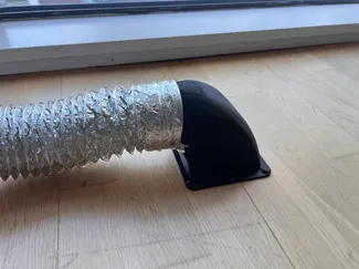 Exhaust hose pipe 75mm adapter 90deg magnets