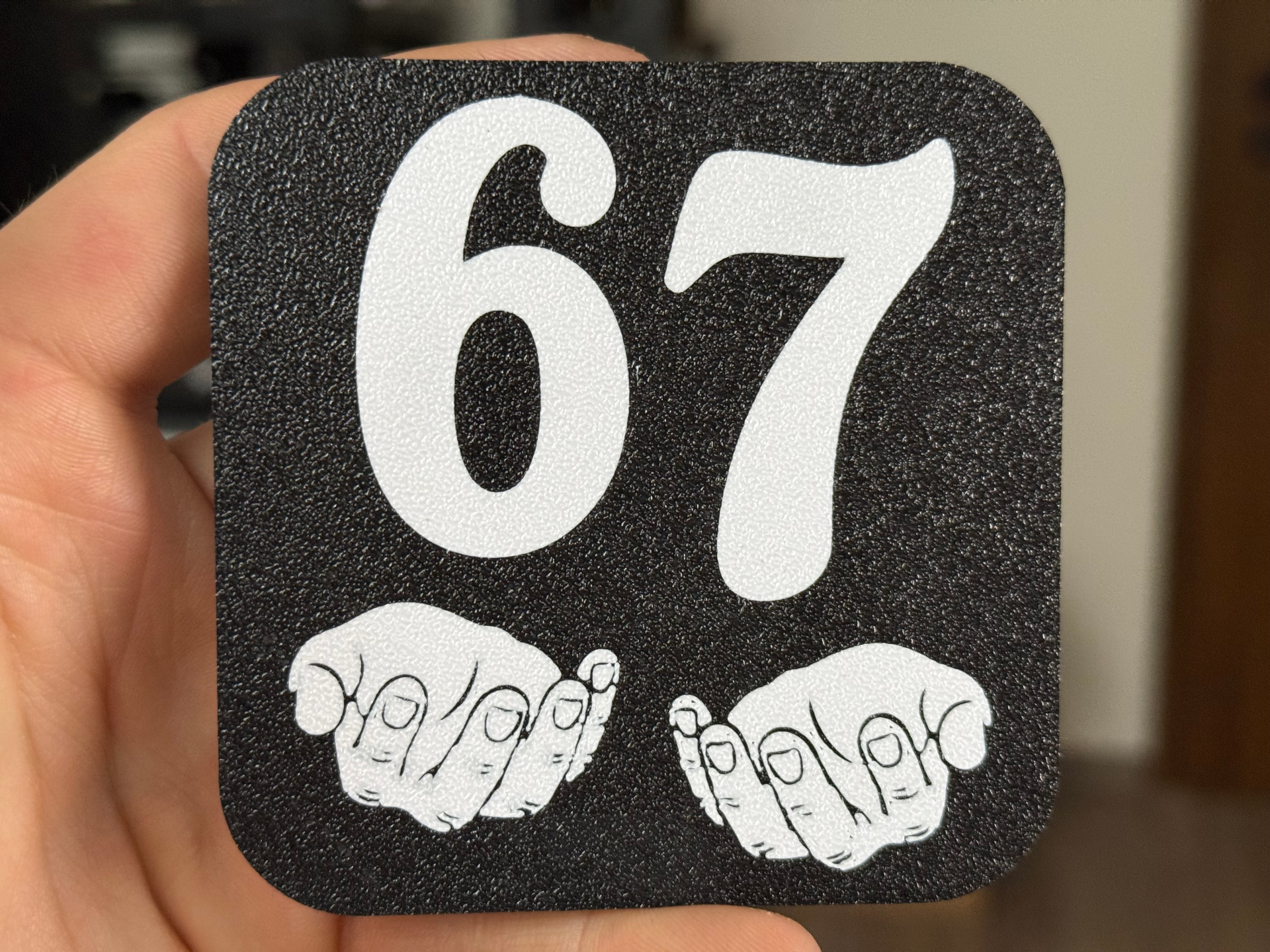 Six Seven Hands coaster