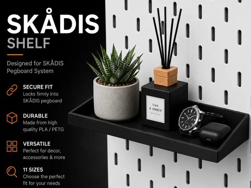 IKEA Skådis Shelves – 11-Size Modular Set