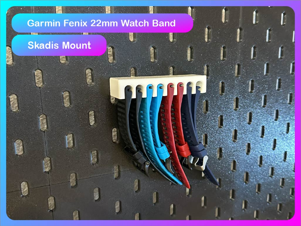 Garmin 22mm Watch Band Skadis - Slim Mount