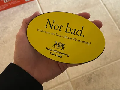 Nice Here Sticker Magnet