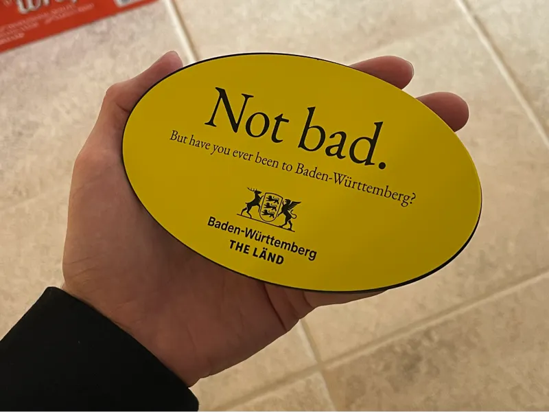 Nett Hier Sticker Magnet