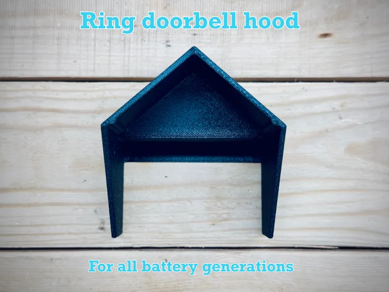 Ring doorbell battery, Hood
