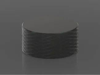 Jar with pattern