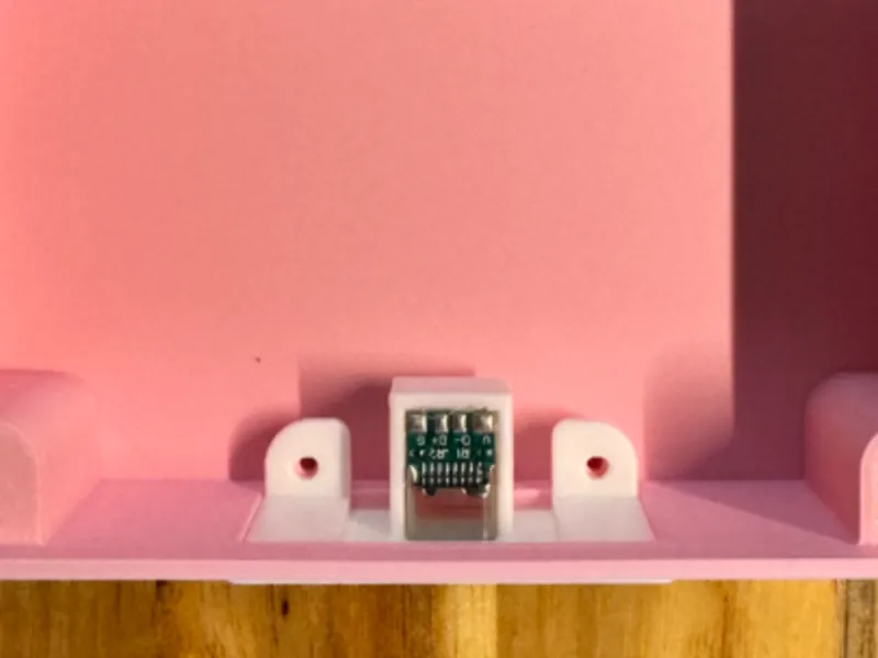 USB-C back panel for Modular Desk Fan