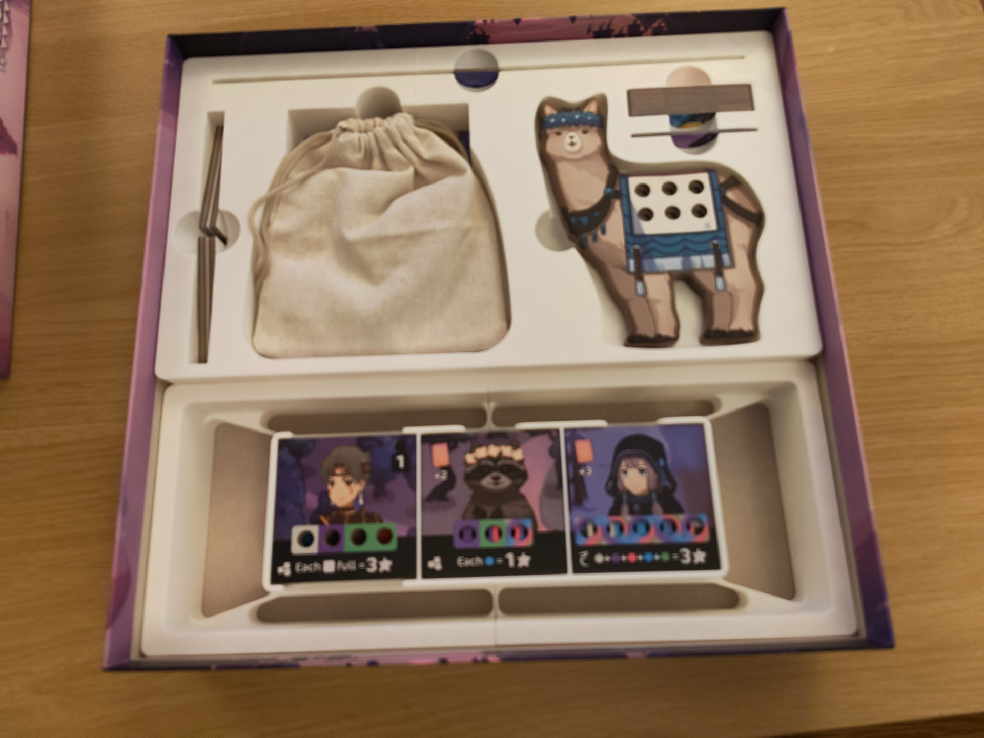 12 Rivers boardgame insert