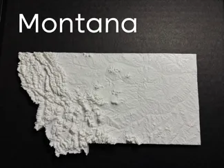 State of Montana Terrain