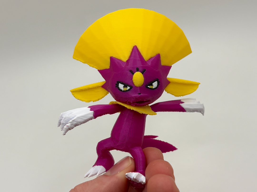 Weavile Pokemon Posed - Color AMS Supported
