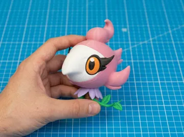 Accesorio para impresora 3D: 宝可梦 粉香香 10cm 多色分件|无需AMS — vista de referencia 3