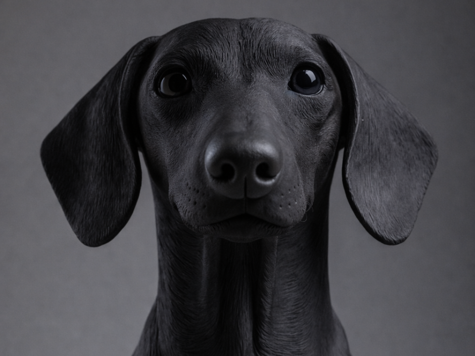 Dog Bust - Dachshund