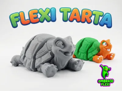 Flexi Tarta - Cute Articulated Turtle