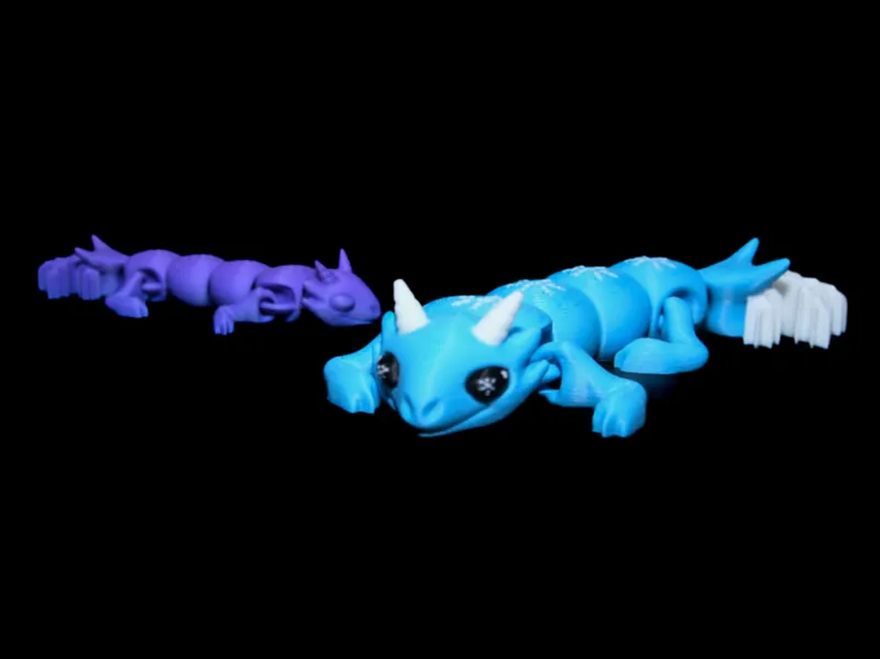 Winter Snowflake Dragon Flexi