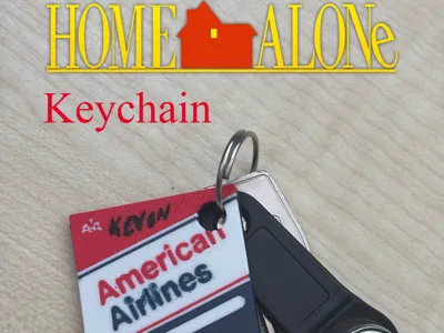Home Alone Keychain - American Airlines