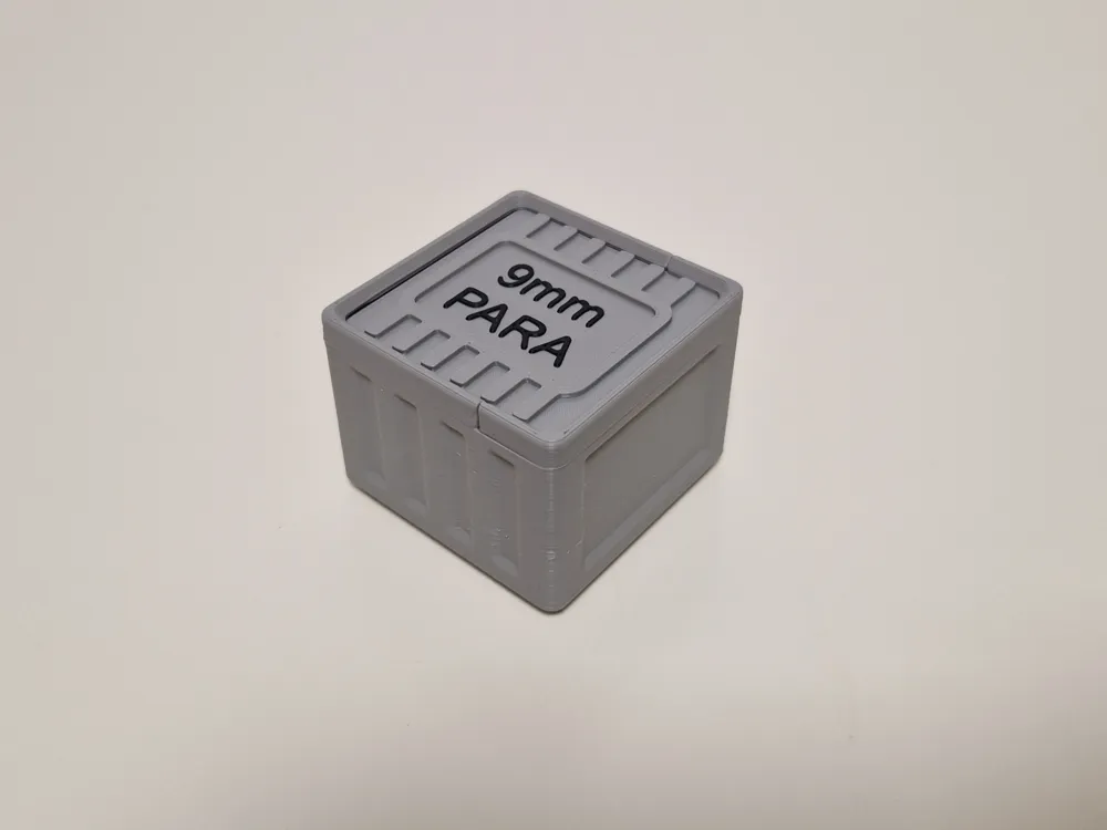 Parametric Ammo Box - Any caliber - Any amount - Free 3D Print Model ...