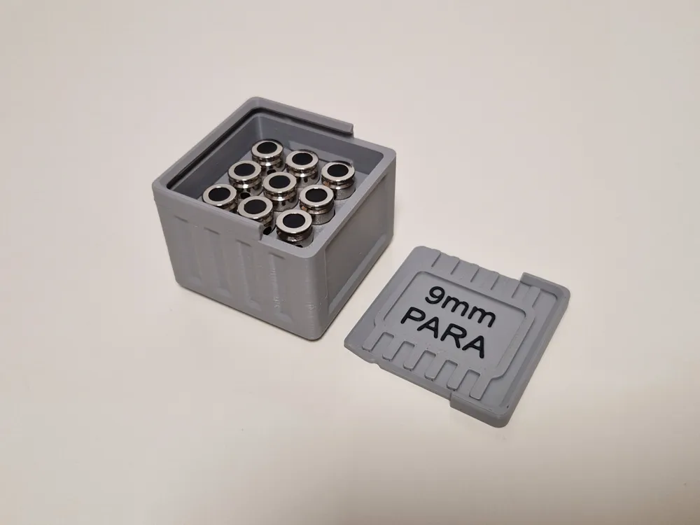 Parametric Ammo Box - Any caliber - Any amount - Free 3D Print Model ...
